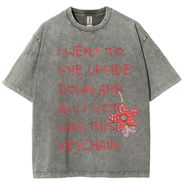 I Went to the Upside Down Souvenir Washed T-Shirt