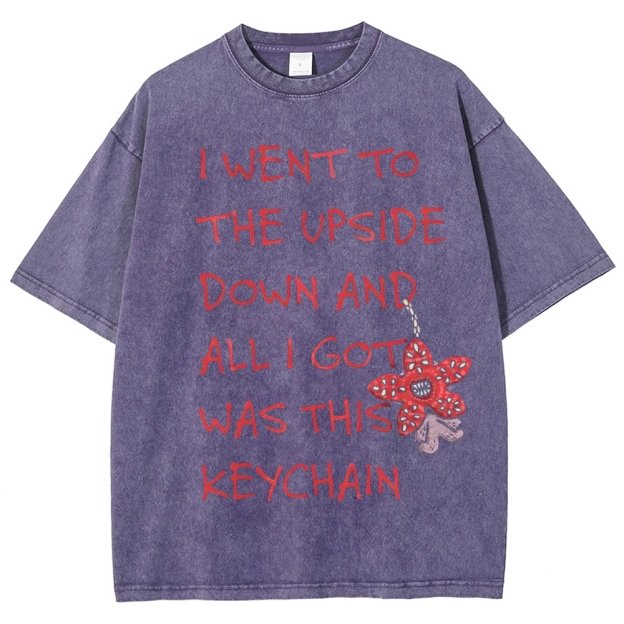 I Went to the Upside Down Souvenir Washed T-Shirt