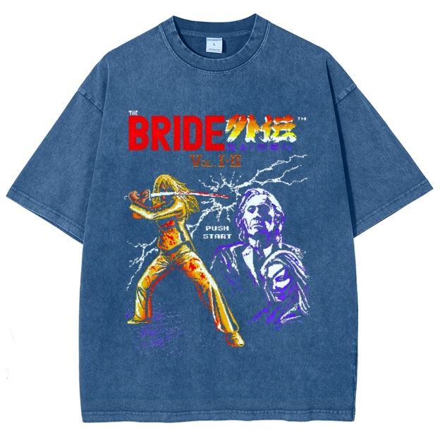 The Bride Gaiden Vol. I-II Retro Arcade Washed T-Shirt