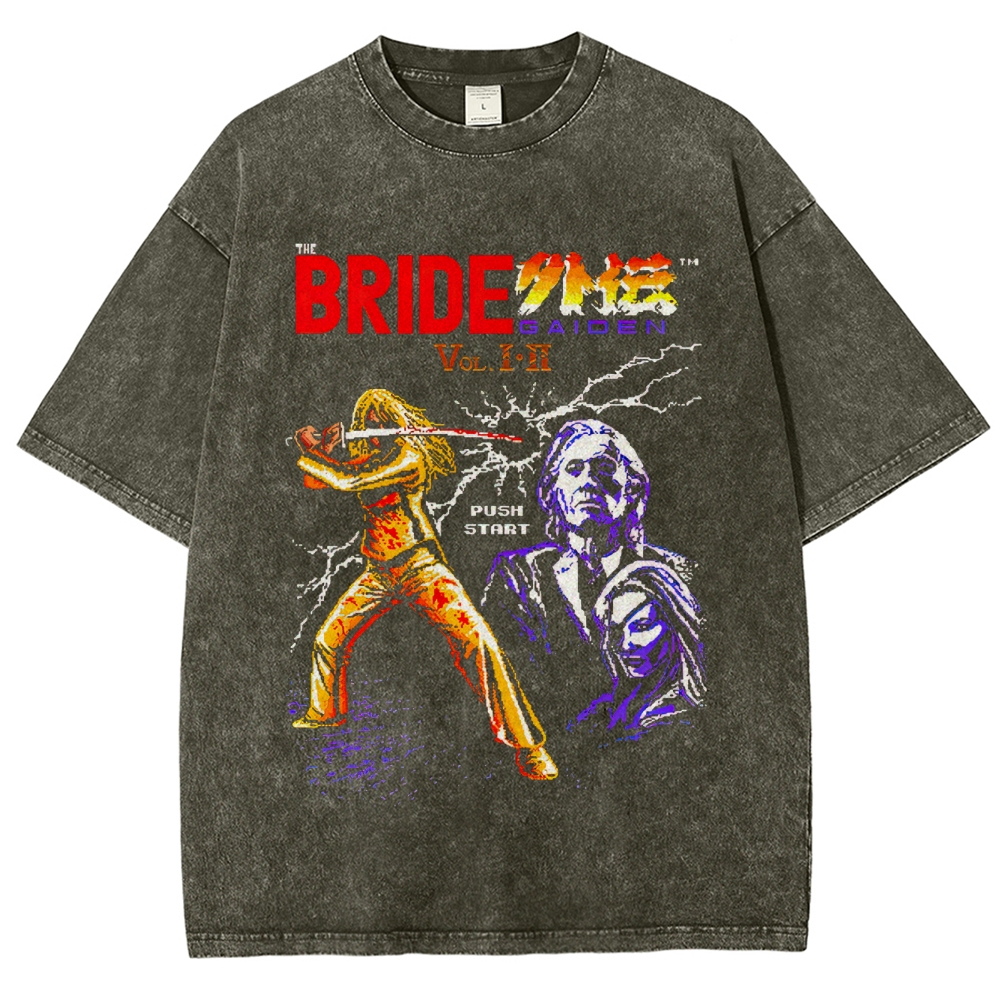 The Bride Gaiden Vol. I-II Retro Arcade Washed T-Shirt