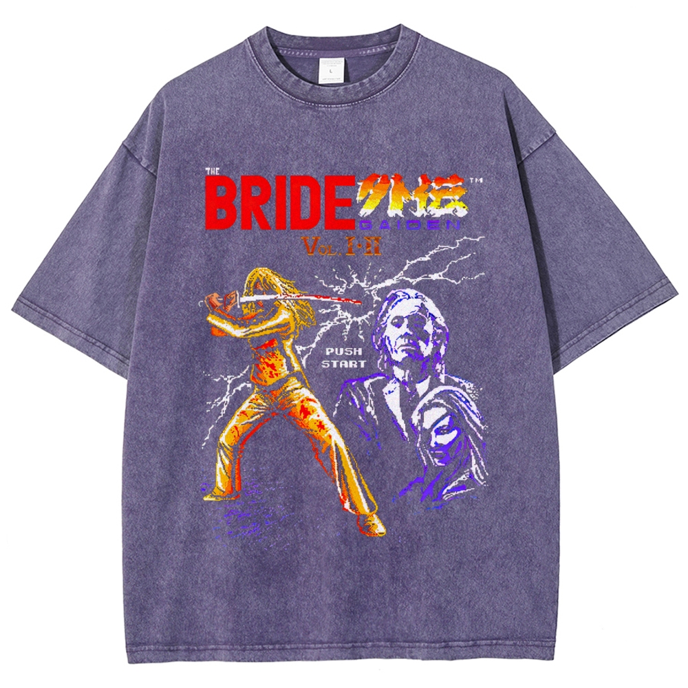 The Bride Gaiden Vol. I-II Retro Arcade Washed T-Shirt