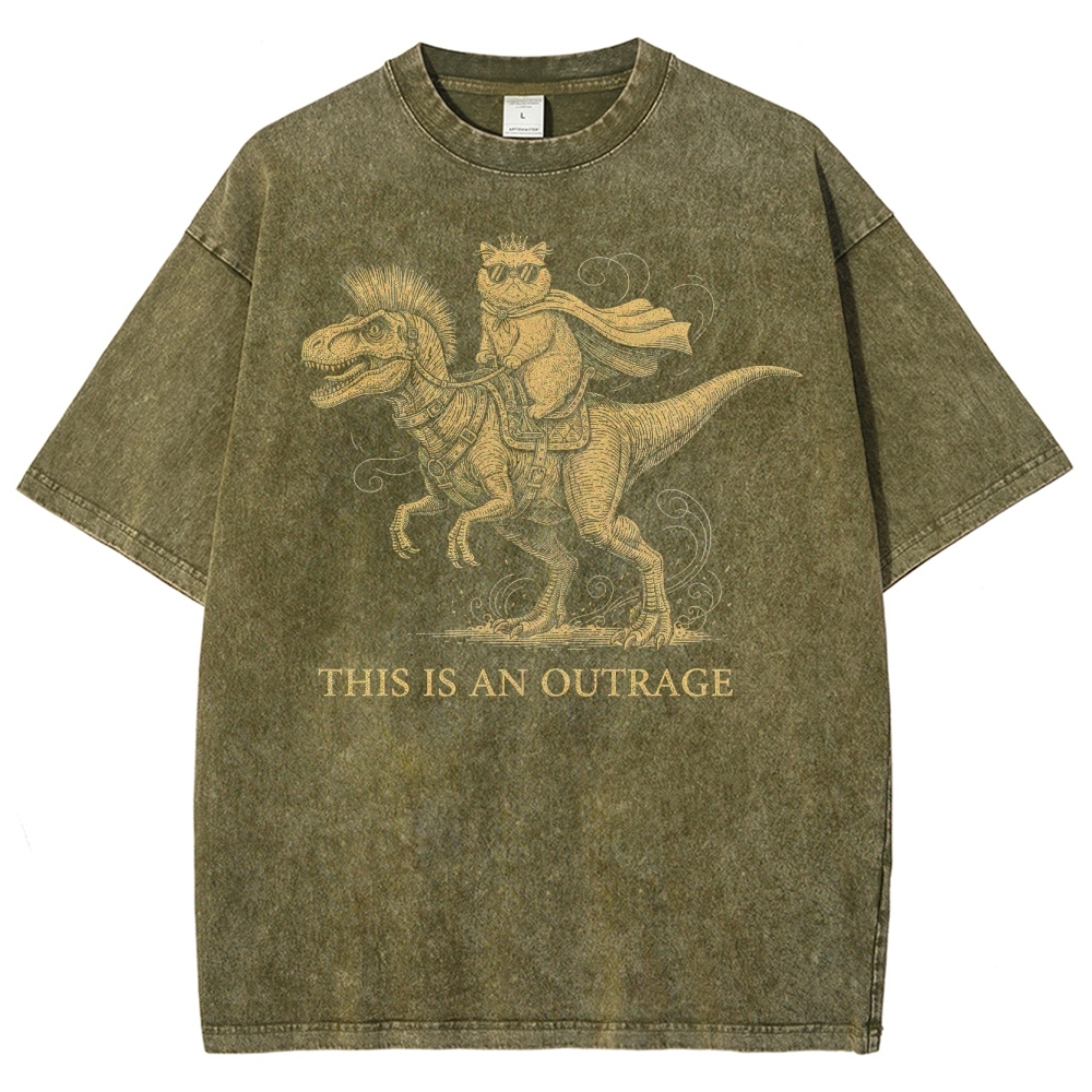 This is an Outrage  Washed T-Shirt 