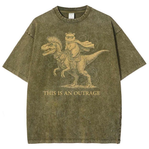 This is an Outrage  Washed T-Shirt 