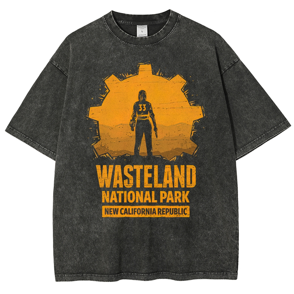 Wasteland National Park New California Retro Washed T-Shirt