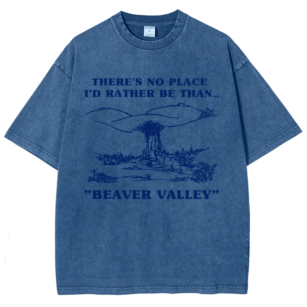 Beaver Valley Shirts Men's Offensive Washed T-Shirt