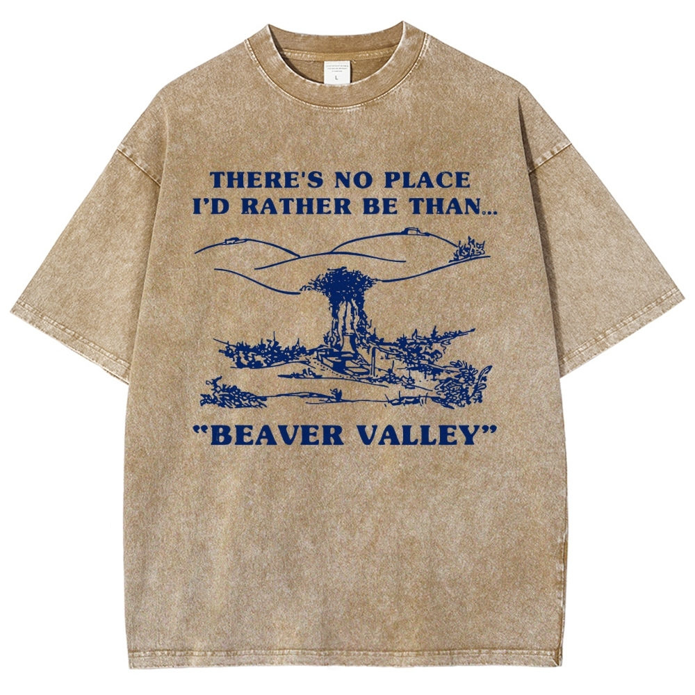 Beaver Valley Shirts Men's Offensive Washed T-Shirt
