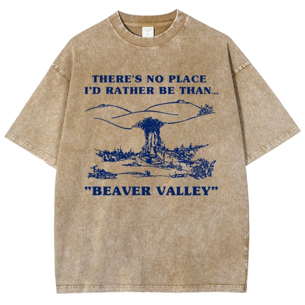 Beaver Valley Shirts Men's Offensive Washed T-Shirt