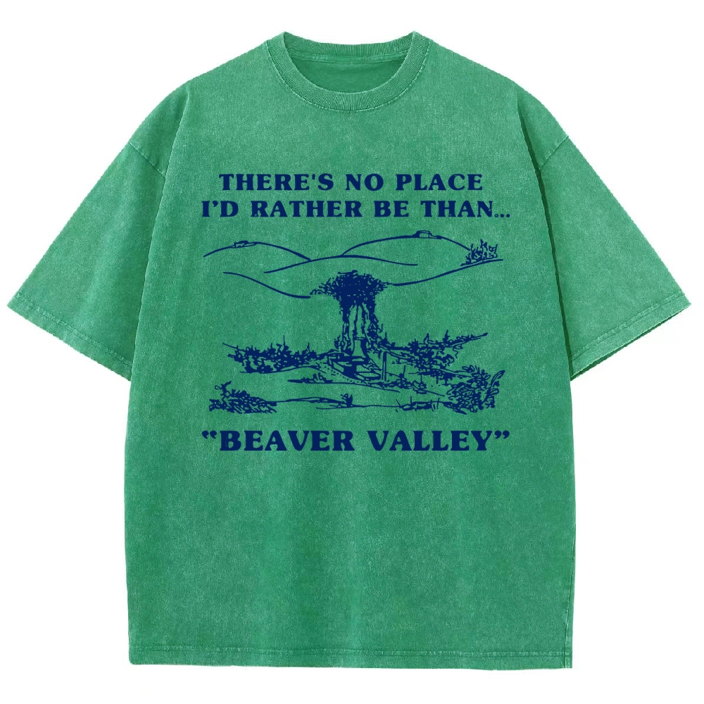 Beaver Valley Shirts Men's Offensive Washed T-Shirt