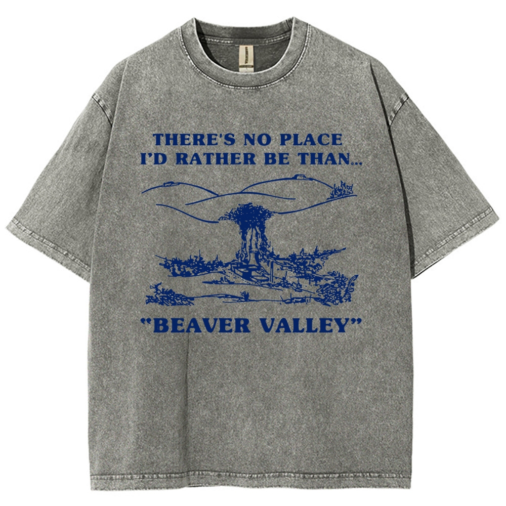 Beaver Valley Shirts Men's Offensive Washed T-Shirt