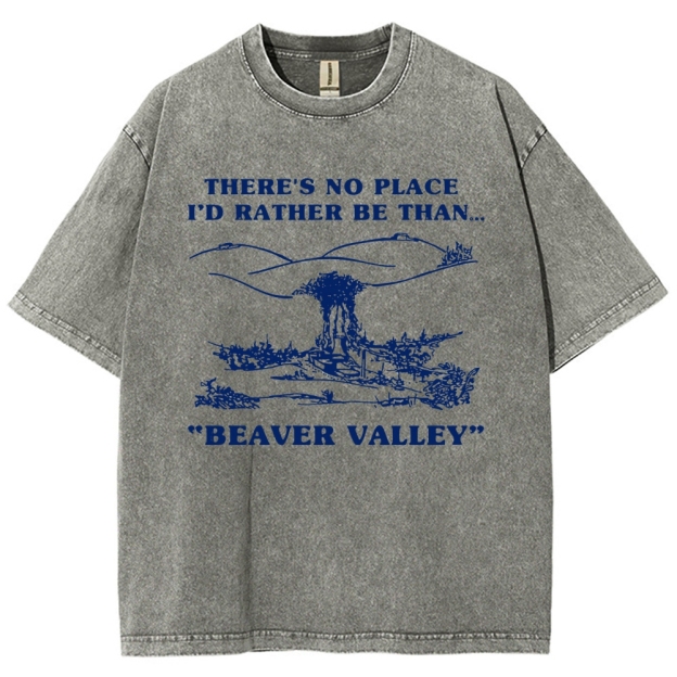 Beaver Valley Shirts Men's Offensive Washed T-Shirt