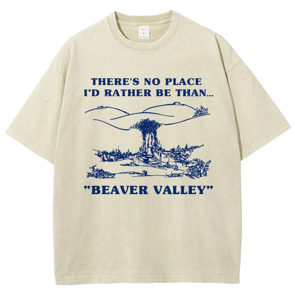 Beaver Valley Shirts Men's Offensive Washed T-Shirt