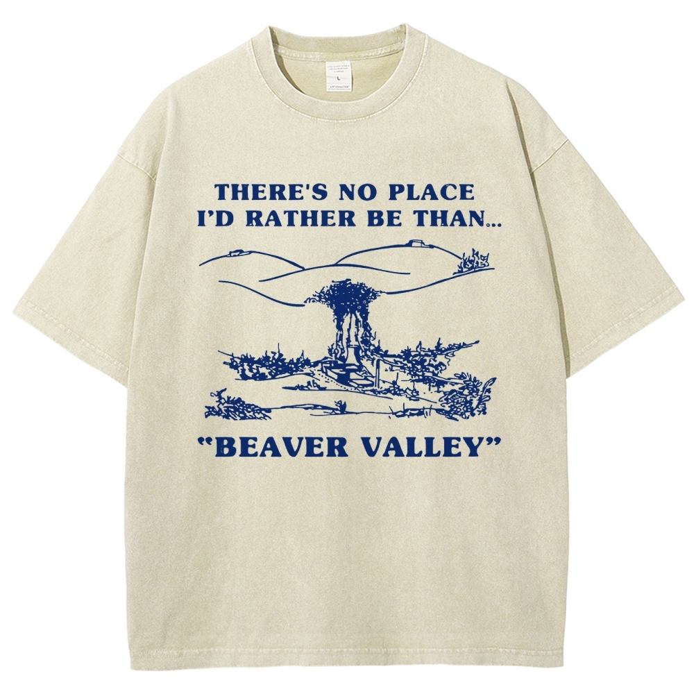 Beaver Valley Shirts Men's Offensive Washed T-Shirt