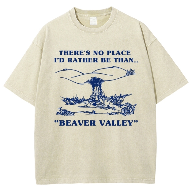 Beaver Valley Shirts Men's Offensive Washed T-Shirt