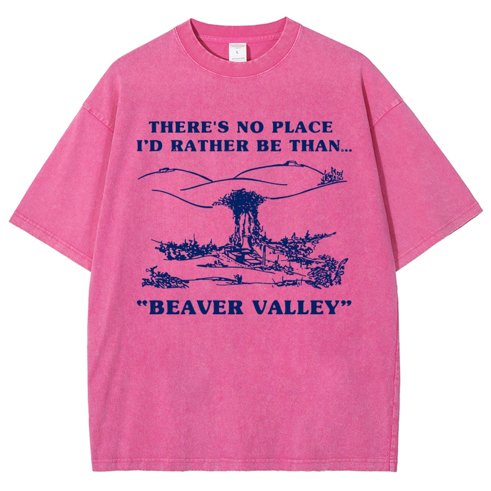 Beaver Valley Shirts Men's Offensive Washed T-Shirt