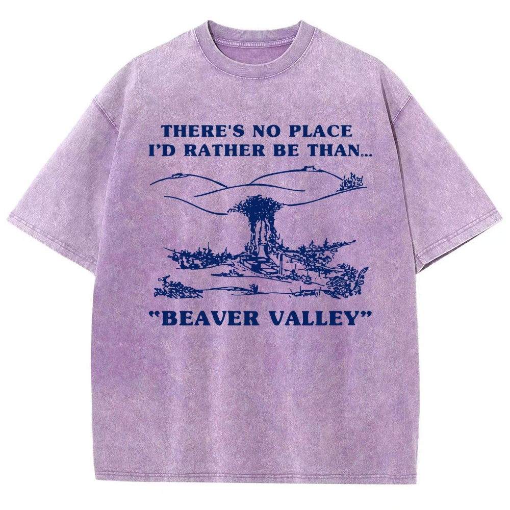 Beaver Valley Shirts Men's Offensive Washed T-Shirt