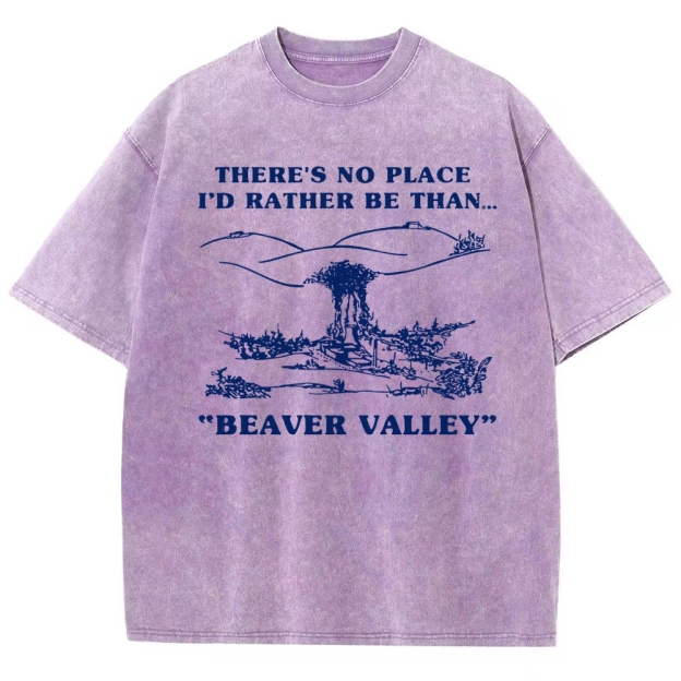 Beaver Valley Shirts Men's Offensive Washed T-Shirt