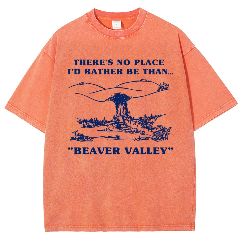 Beaver Valley Shirts Men's Offensive Washed T-Shirt