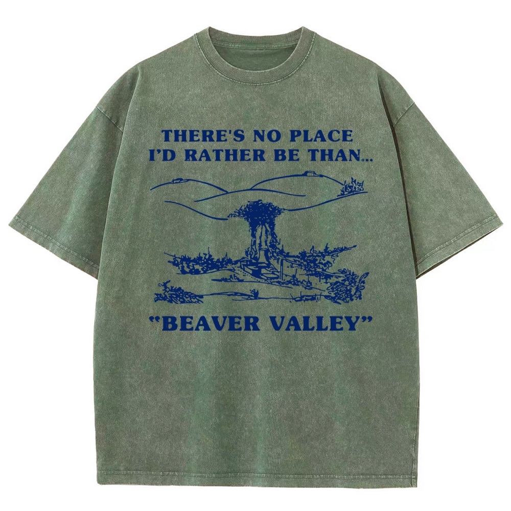 Beaver Valley Shirts Men's Offensive Washed T-Shirt