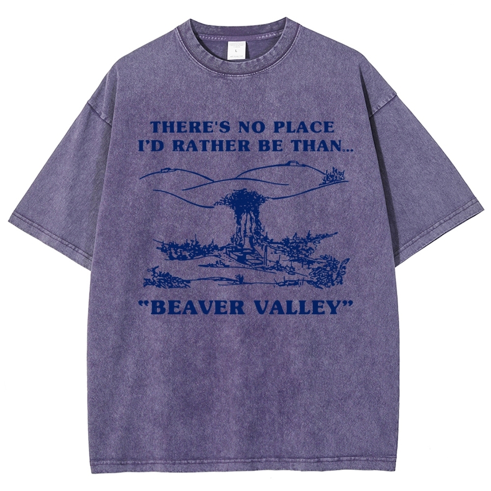 Beaver Valley Shirts Men's Offensive Washed T-Shirt