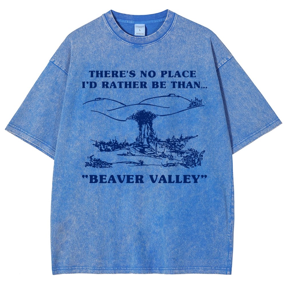 Beaver Valley Shirts Men's Offensive Washed T-Shirt