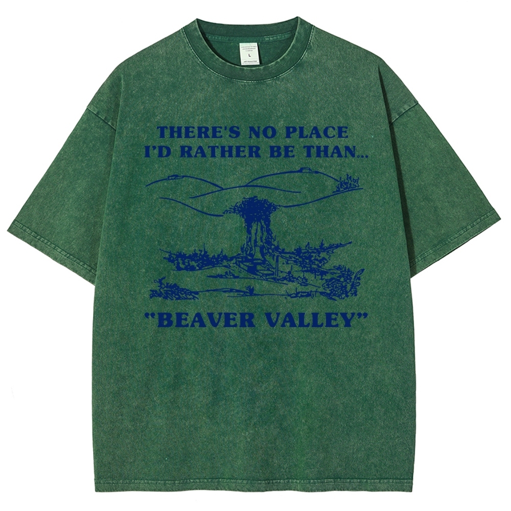 Beaver Valley Shirts Men's Offensive Washed T-Shirt