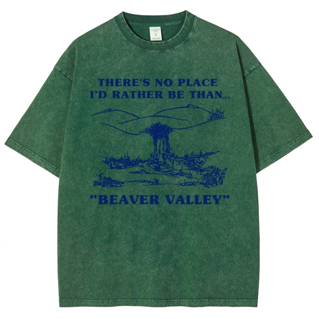 Beaver Valley Shirts Men's Offensive Washed T-Shirt