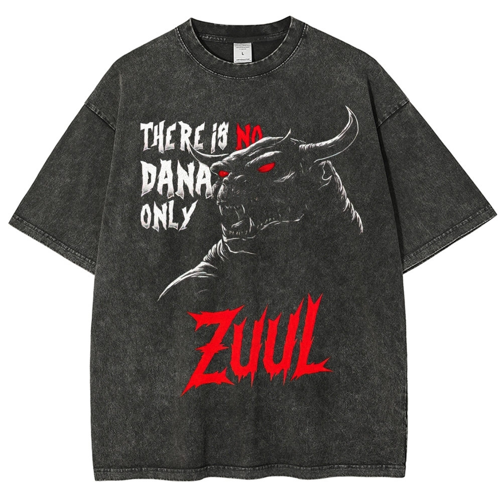 There is No Dana Only Zuul Retro Demon Washed T-Shirt