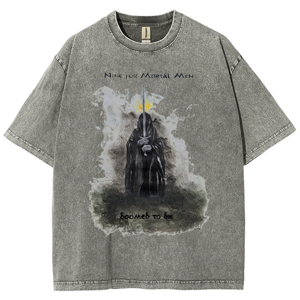 Nine for Mortal Men Doomed to Die Nazgûl Washed T-Shirt