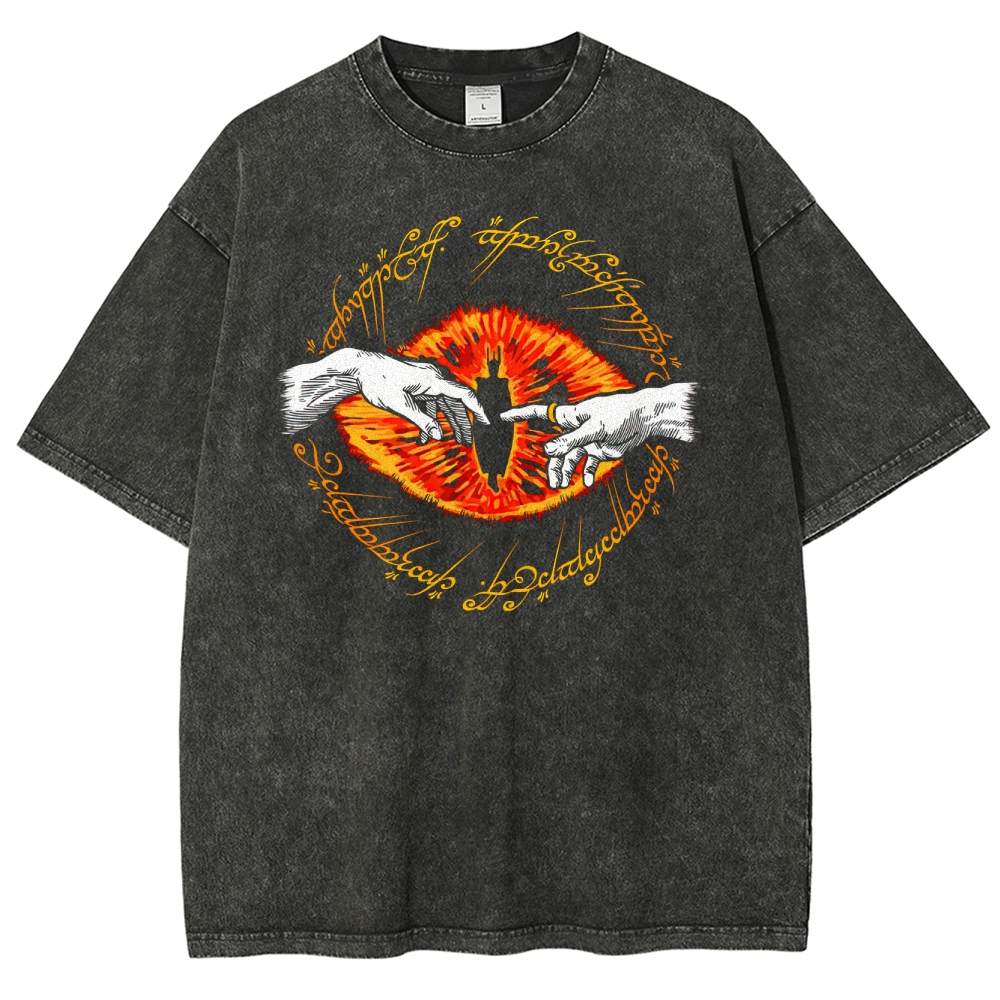 Eye of Creation Retro Fantasy Washed T-Shirt