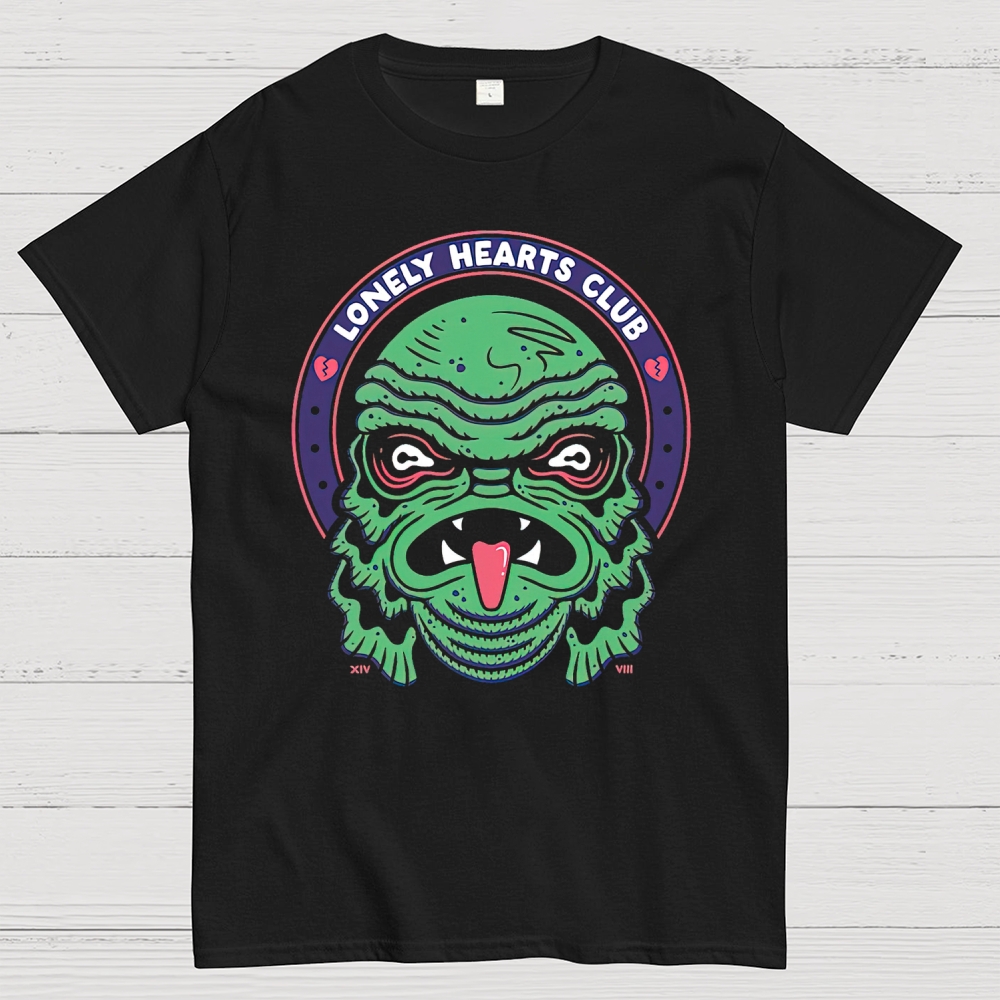 Lonely Hearts Monster Cotton T-shirt 