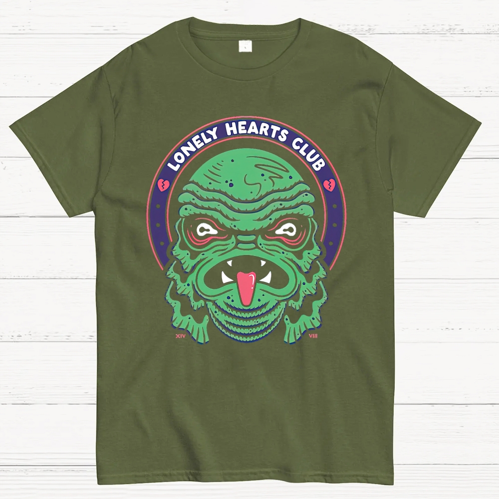 Lonely Hearts Monster Cotton T-shirt 