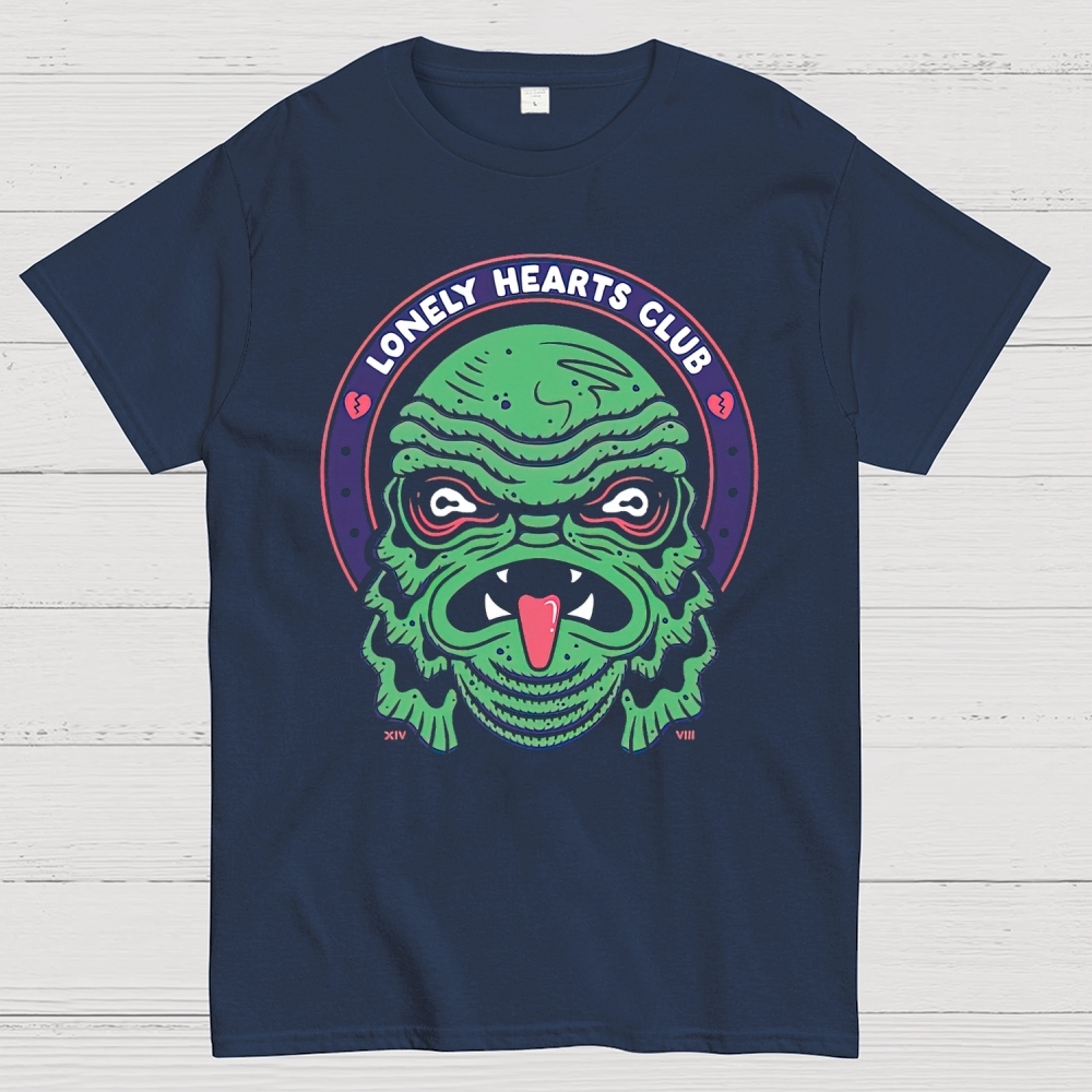 Lonely Hearts Monster Cotton T-shirt 
