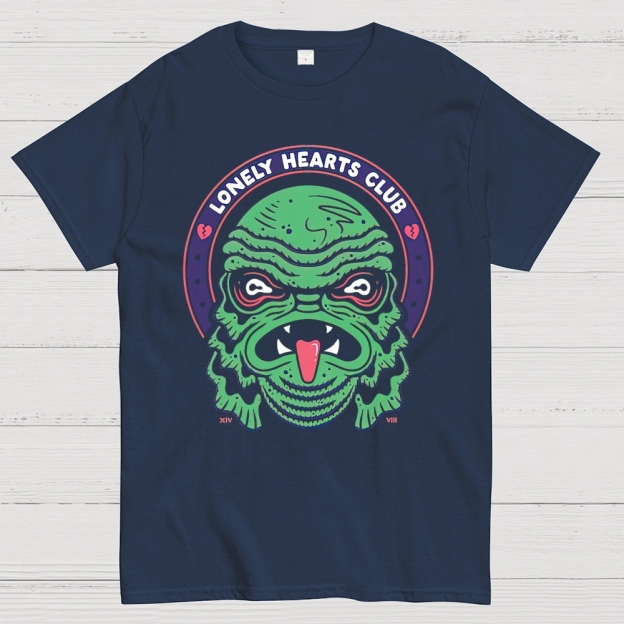 Lonely Hearts Monster Cotton T-shirt 