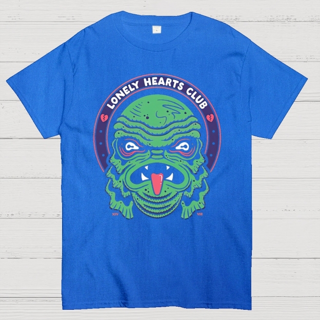 Lonely Hearts Monster Cotton T-shirt 