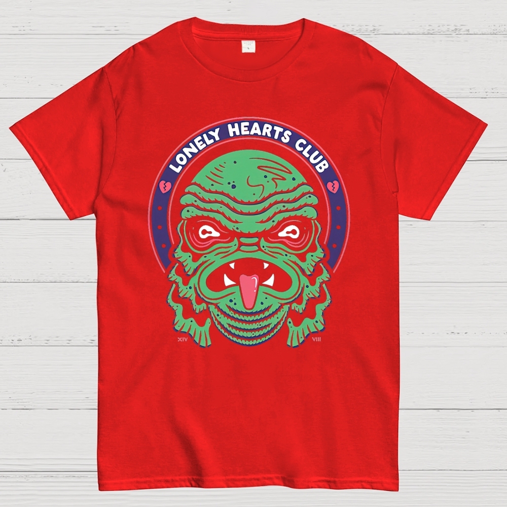 Lonely Hearts Monster Cotton T-shirt 