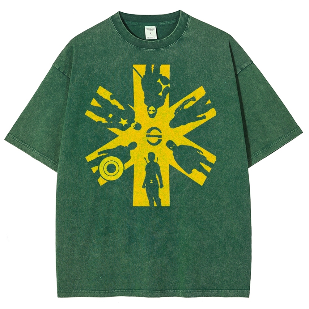 X-Team Symbol Silhouette Washed T-Shirt
