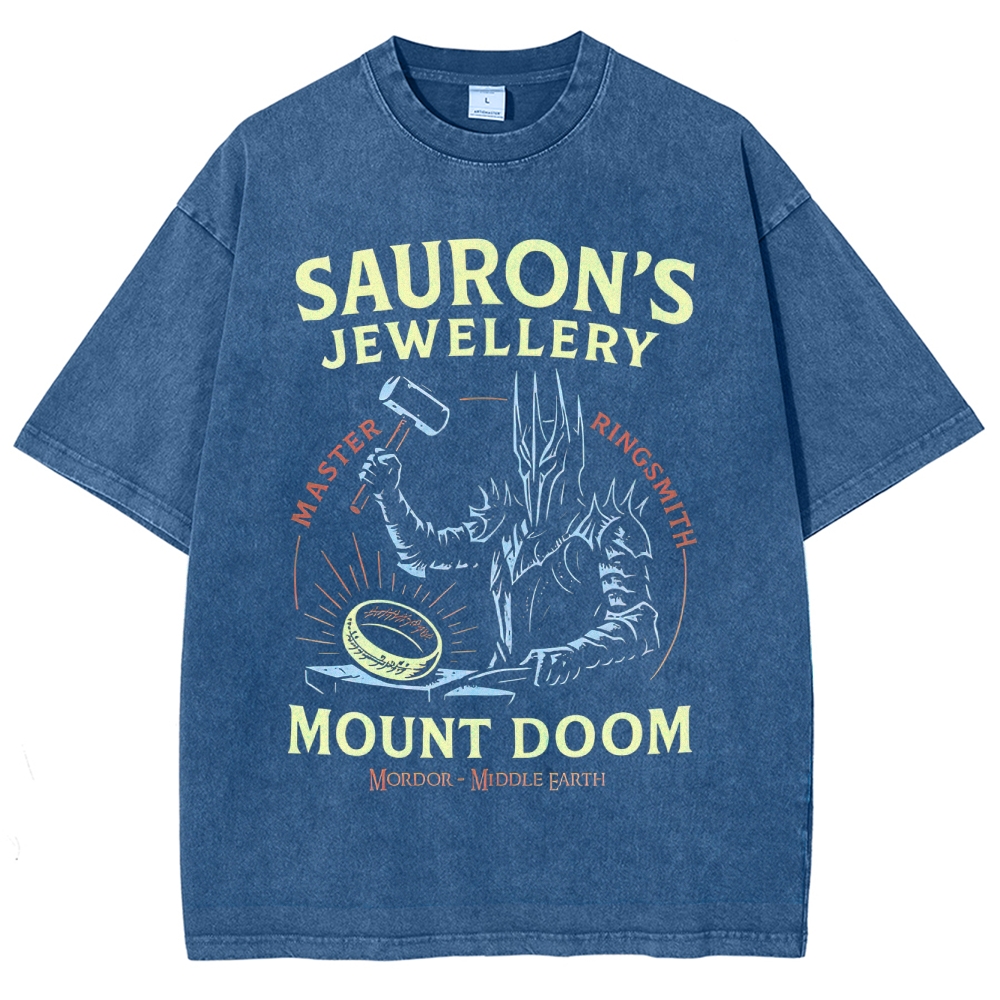 Sauron’s Jewellery Master Ringsmith  Washed T-Shirt