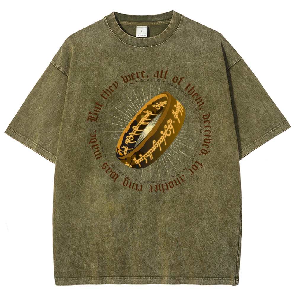 One Ring Script Vintage Washed T-Shirt