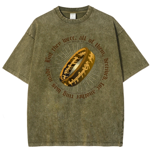 One Ring Script Vintage Washed T-Shirt