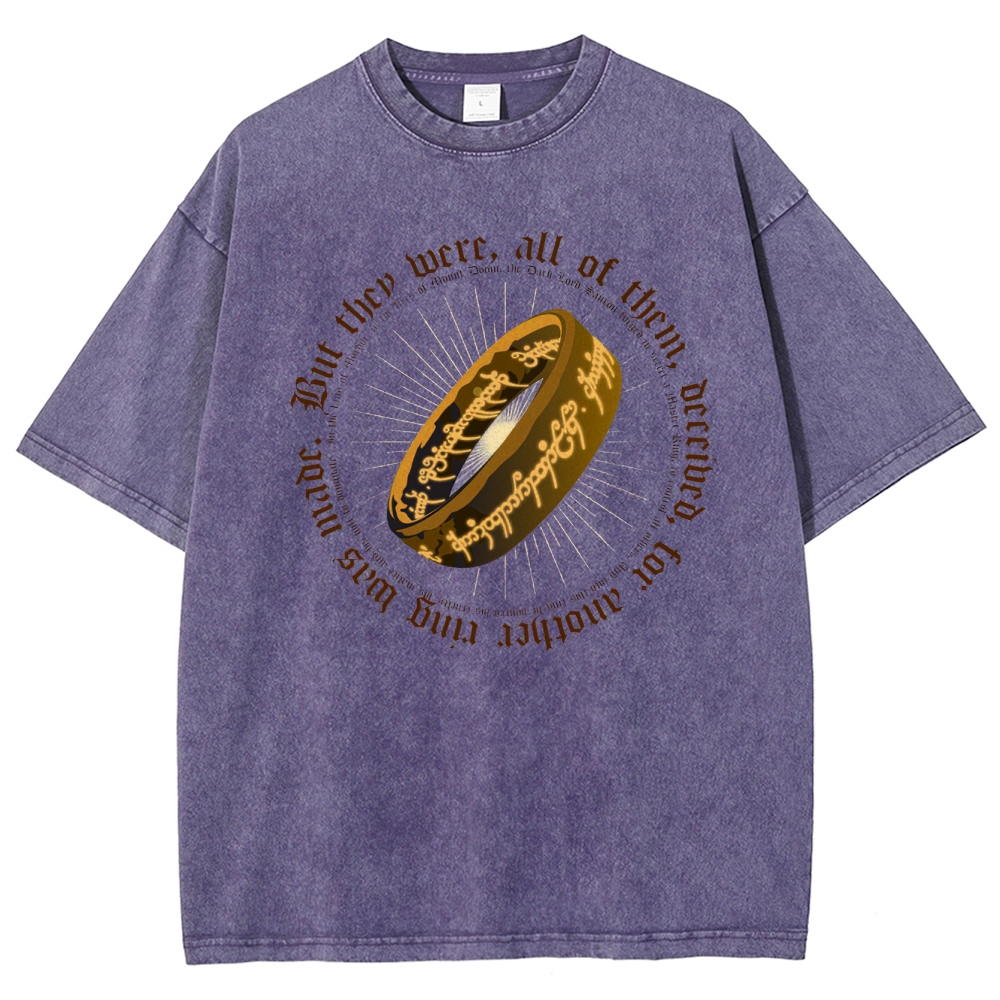 One Ring Script Vintage Washed T-Shirt