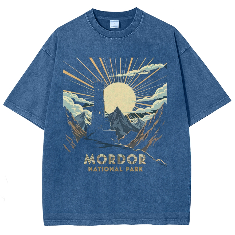 Mordor National Park Sunburst Washed T-Shirt