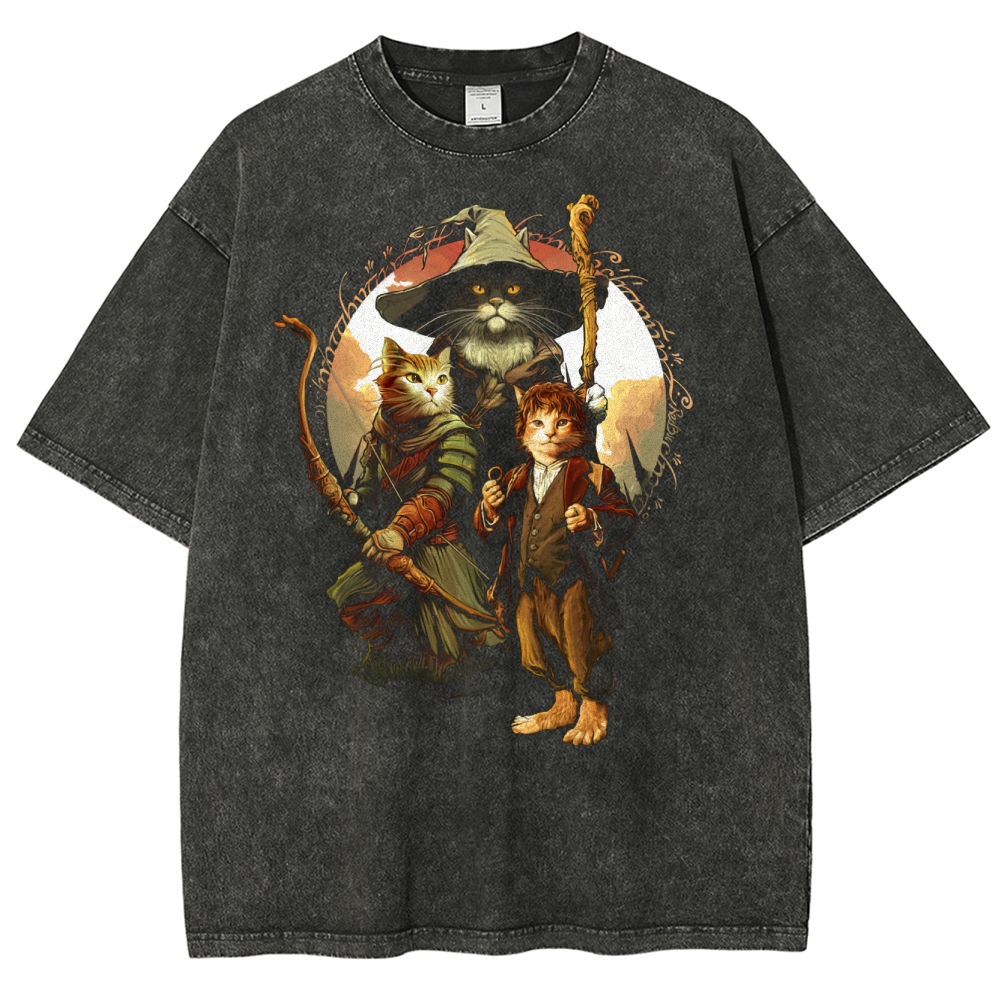 Feline Fellowship Vintage Washed T-Shirt