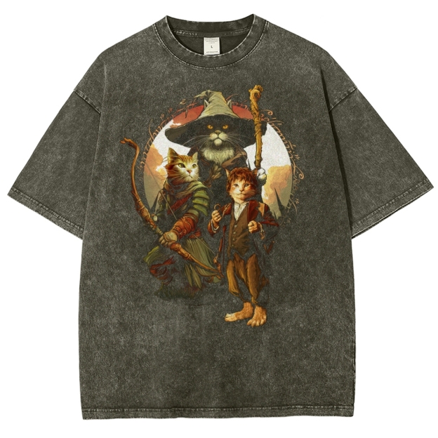 Feline Fellowship Vintage Washed T-Shirt