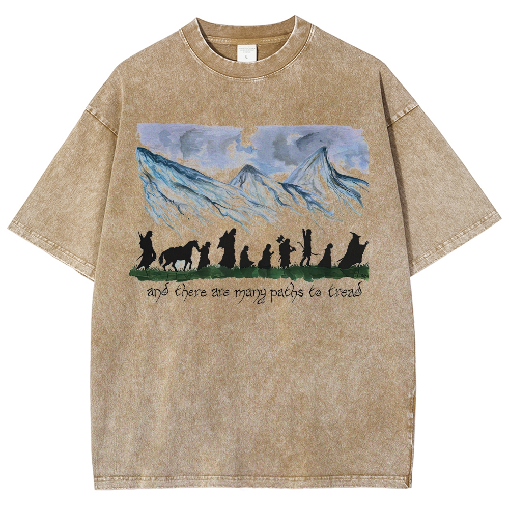 Procrastinating Wizard Humor Washed T-Shirt