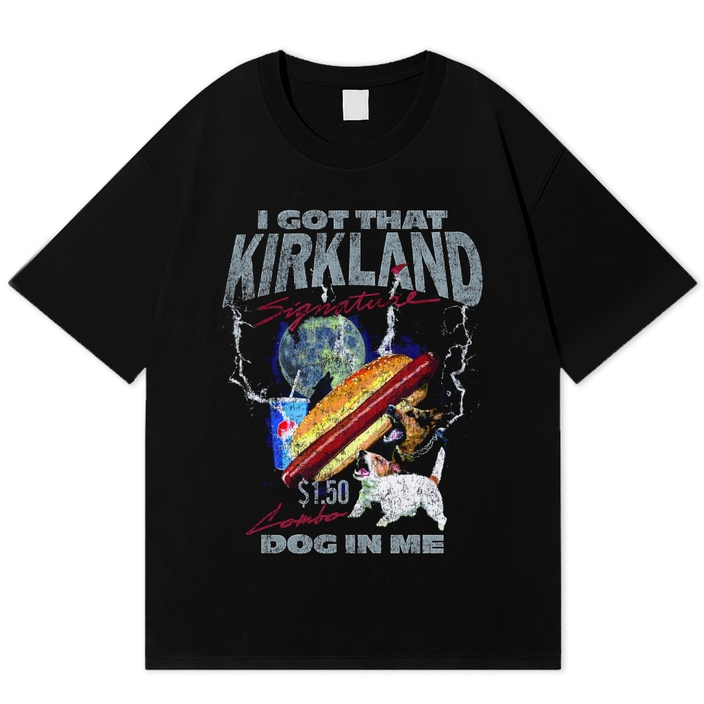 Heavy Metal Signature Dog in Me Cotton T-shirt
