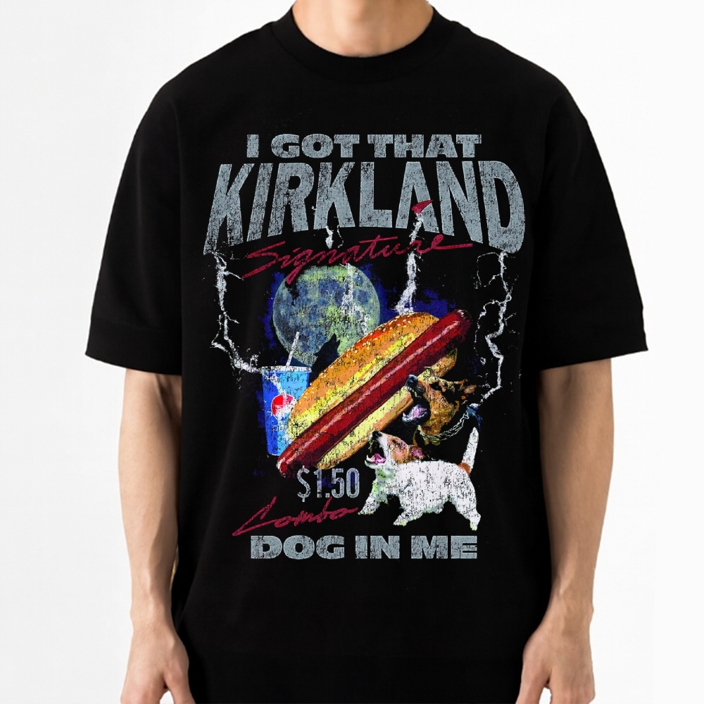 Heavy Metal Signature Dog in Me Cotton T-shirt 