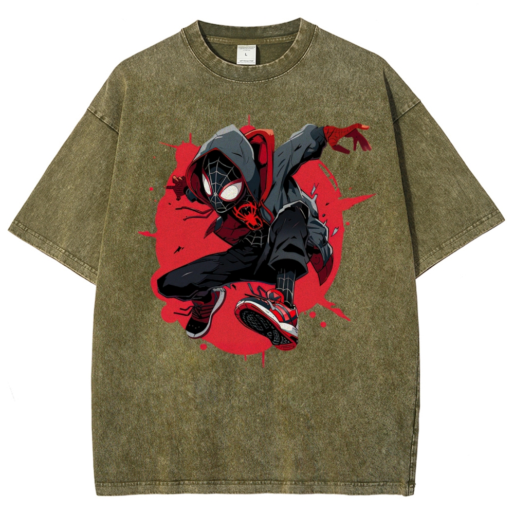 Urban Web-Slinging Hero Washed T-Shirt 