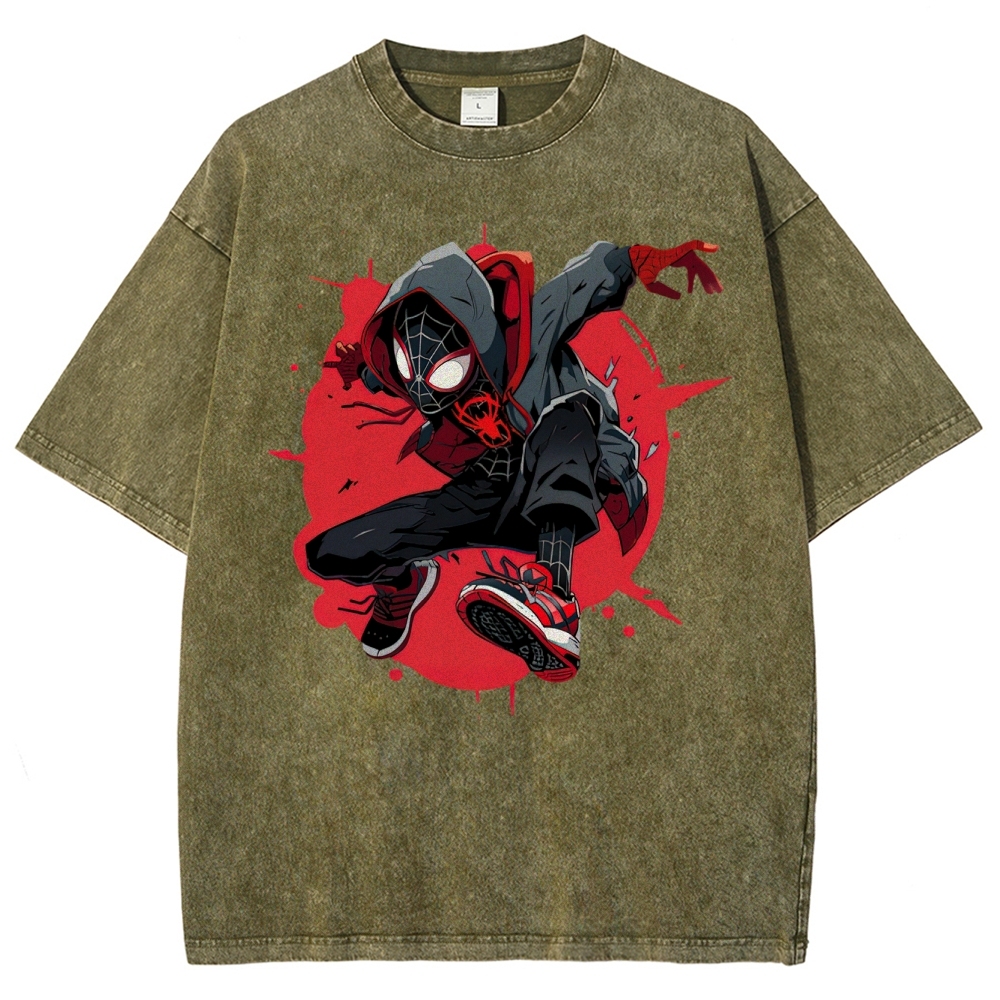 Urban Web-Slinging Hero Washed T-Shirt 