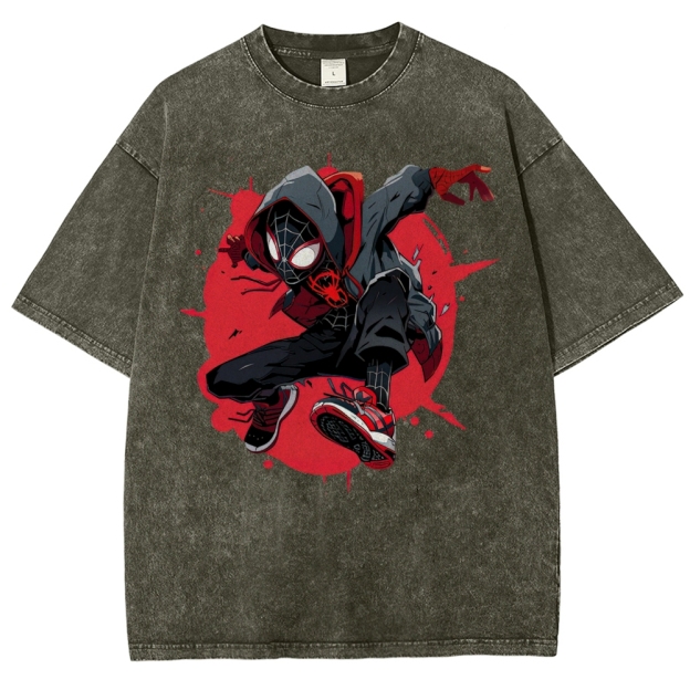 Urban Web-Slinging Hero Washed T-Shirt 