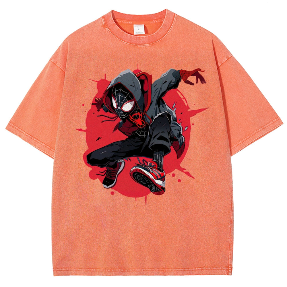 Urban Web-Slinging Hero Washed T-Shirt 